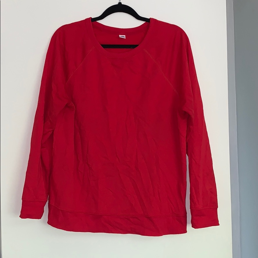 Basic Red Crew Neck